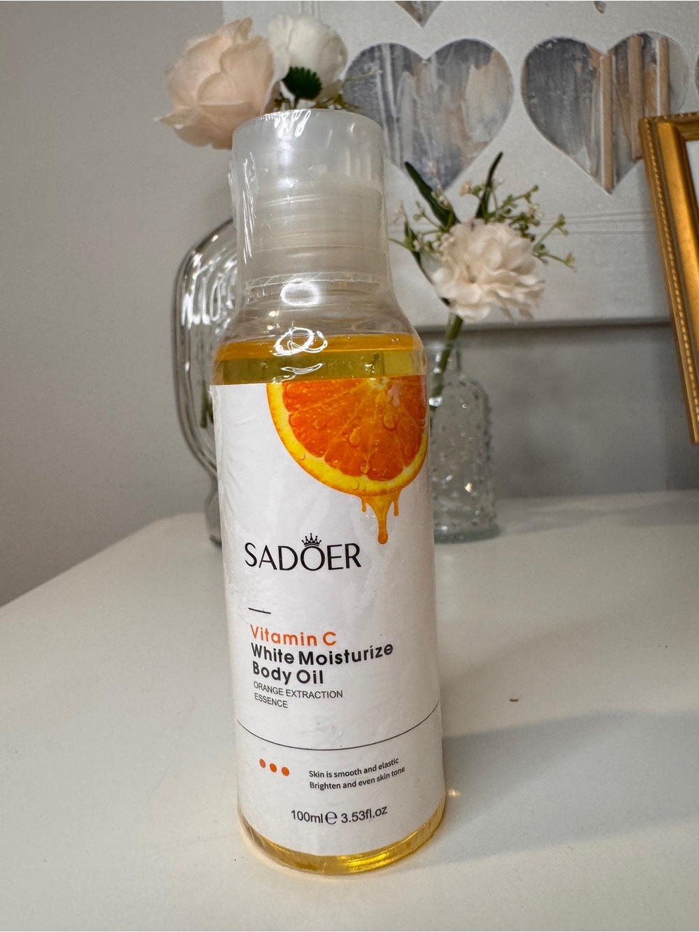 Vitamin C White Moisturize Body Oil - Orange
